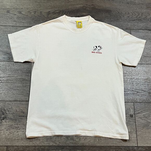 Vintage 2001 Big Dogs T-Shirt Humor Graphic Tee Wife Humor - Men's Size Large - Picture 1 of 9